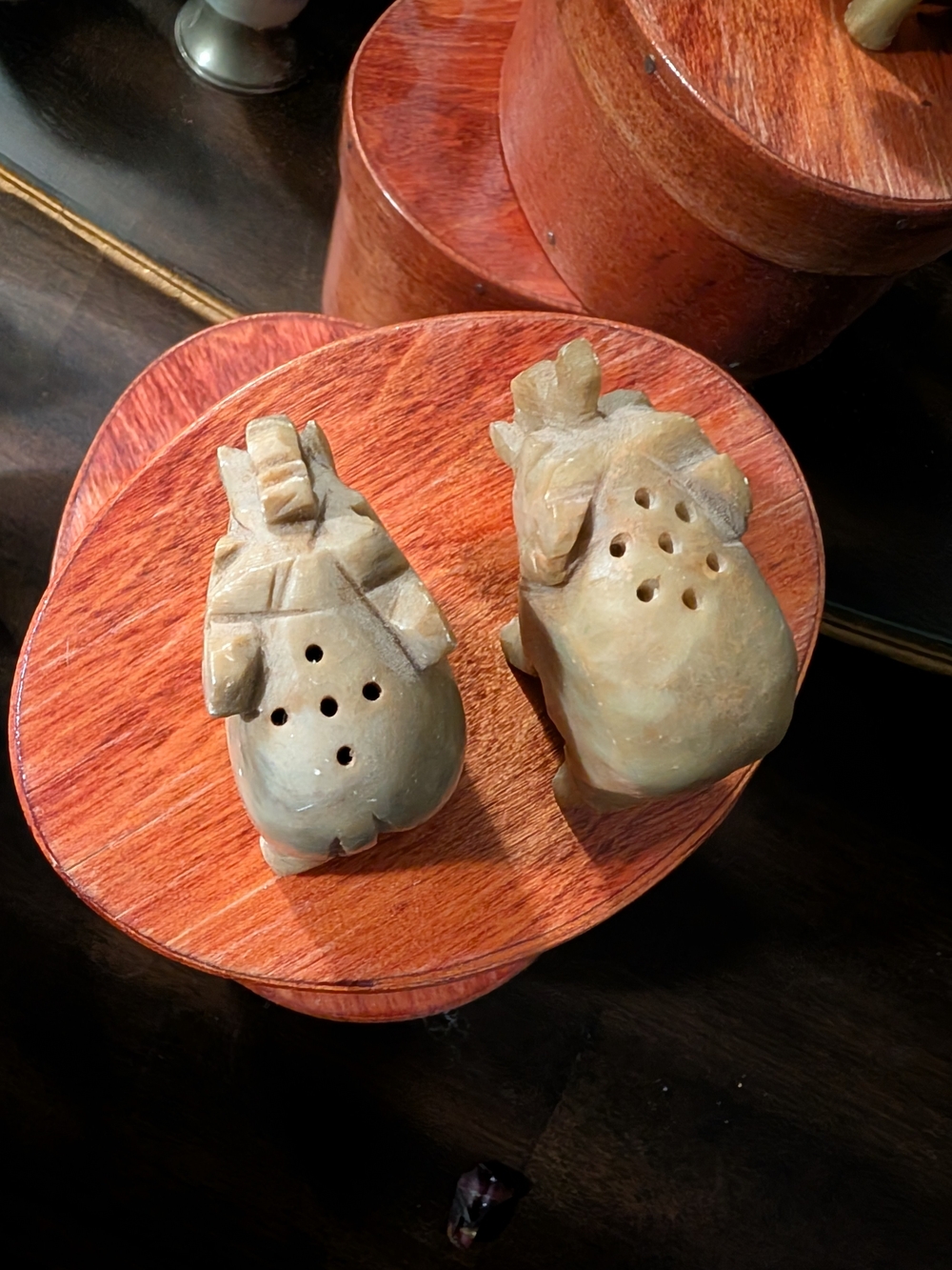 Handcrafted Green Ceramic Small Pet Accessory Set